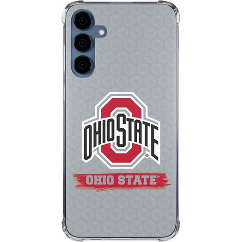 Ohio State University Distressed Logo Galaxy A35 5G Clear Case